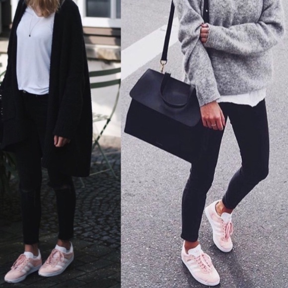 Adidas Gazelle Pink Blush Suede Sneakers - Picture 8 of 8